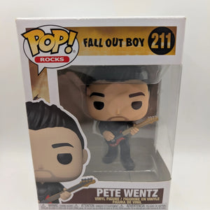 Rocks Funko Pop - Pete Wentz - Fall Out Boy - No. 211 FRENLY BRICKS - Open 7 Days