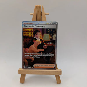 Giovanni's Charisma 204/165 SV: Scarlet & Violet 151 - Pokemon Card FRENLY BRICKS - Open 7 Days