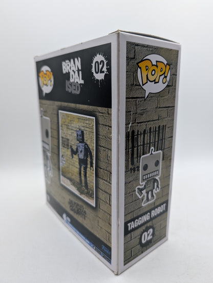 Funko Pop! Art Banksy Brandalised #02 Tagging Robot Vinyl Figure