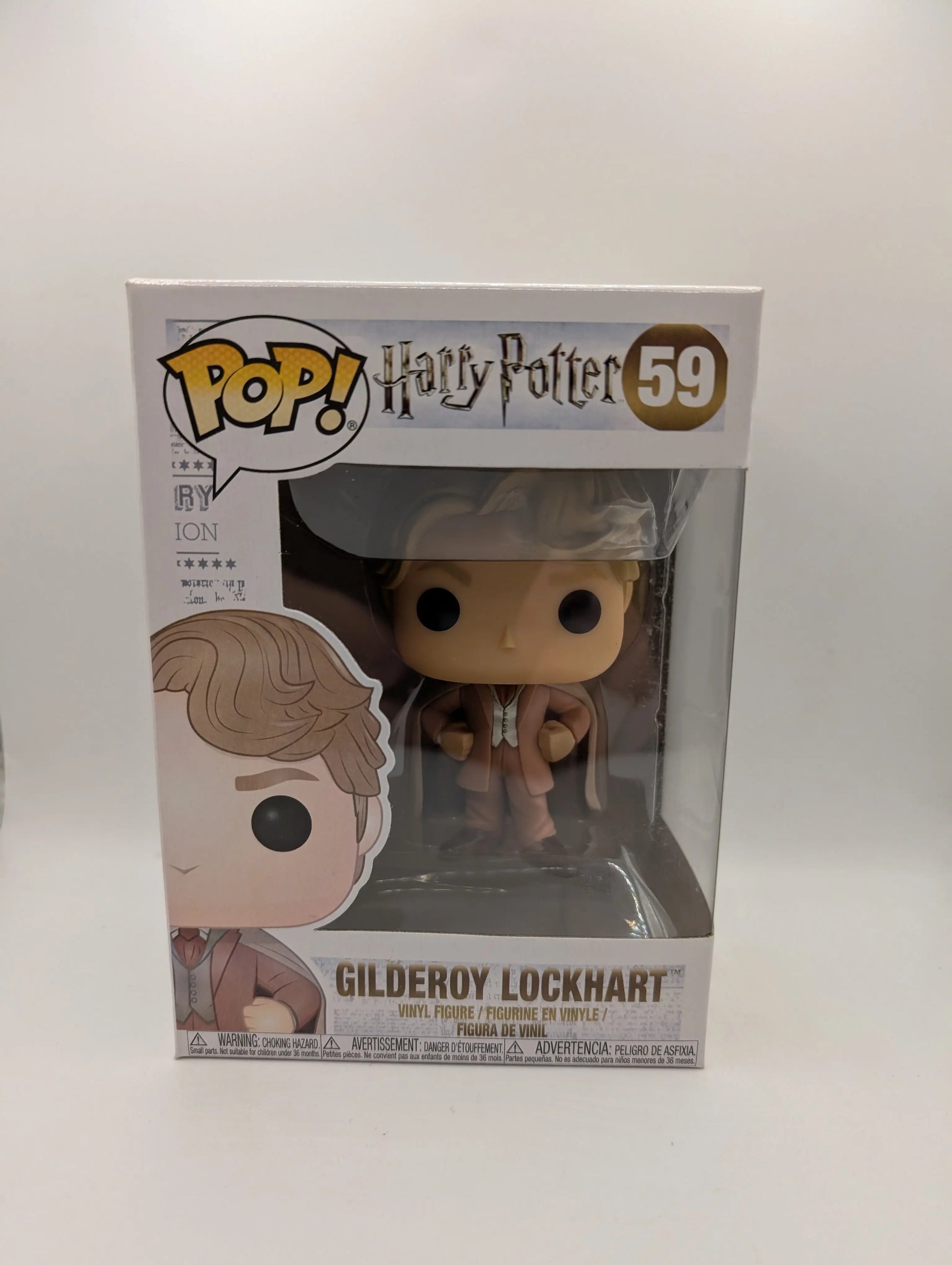 Gilderoy Lockhart (Tan Suit and Cape) 59 ~  Harry Potter ~ Funko Pop Vinyl FRENLY BRICKS - Open 7 Days