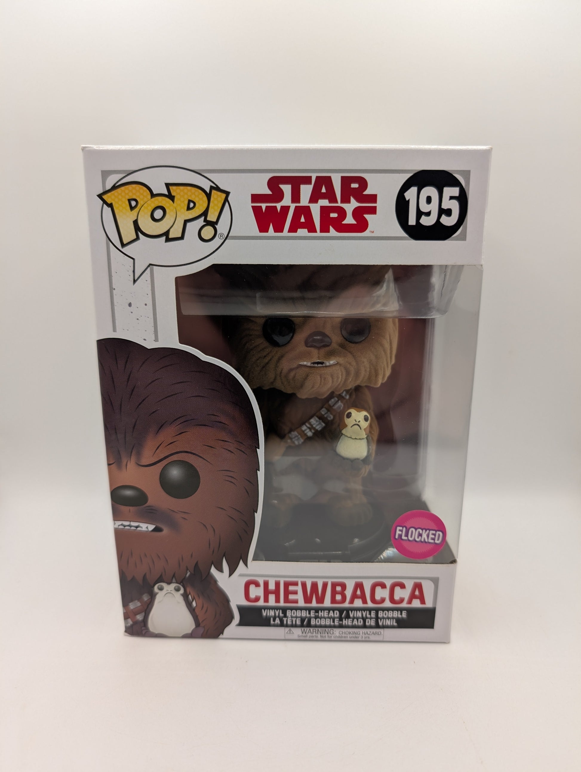 FUNKO POP! Chewbacca #195 Star Wars Movies Flocked Vinyl Figure FRENLY BRICKS - Open 7 Days