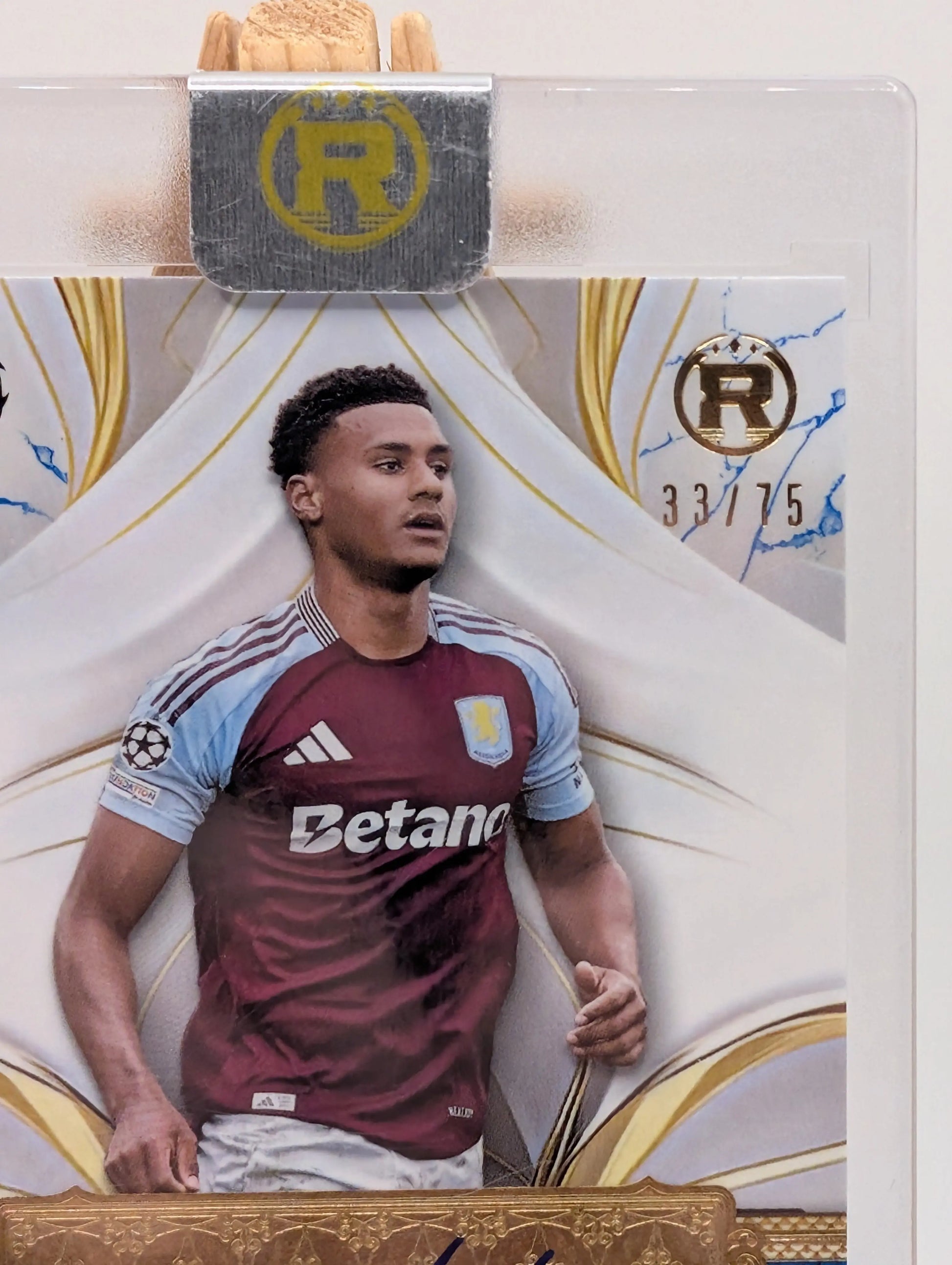 2025 Topps Reverence UCC UEFA ASTON VILLA OLLIE WATKINS Sealed Auto /75 FRENLY BRICKS - Open 7 Days