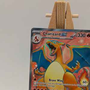 Pokémon TCG Charizard ex Scarlet & Violet-151 183/165 Holo Ultra Rare FRENLY BRICKS - Open 7 Days