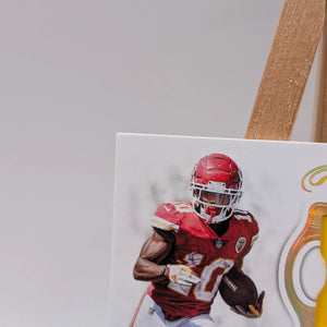 TYREEK HILL 2019 2020 Flawless Ruby Holo  3-Color Patch Auto /15 #PA-TH Chiefs FRENLY BRICKS - Open 7 Days