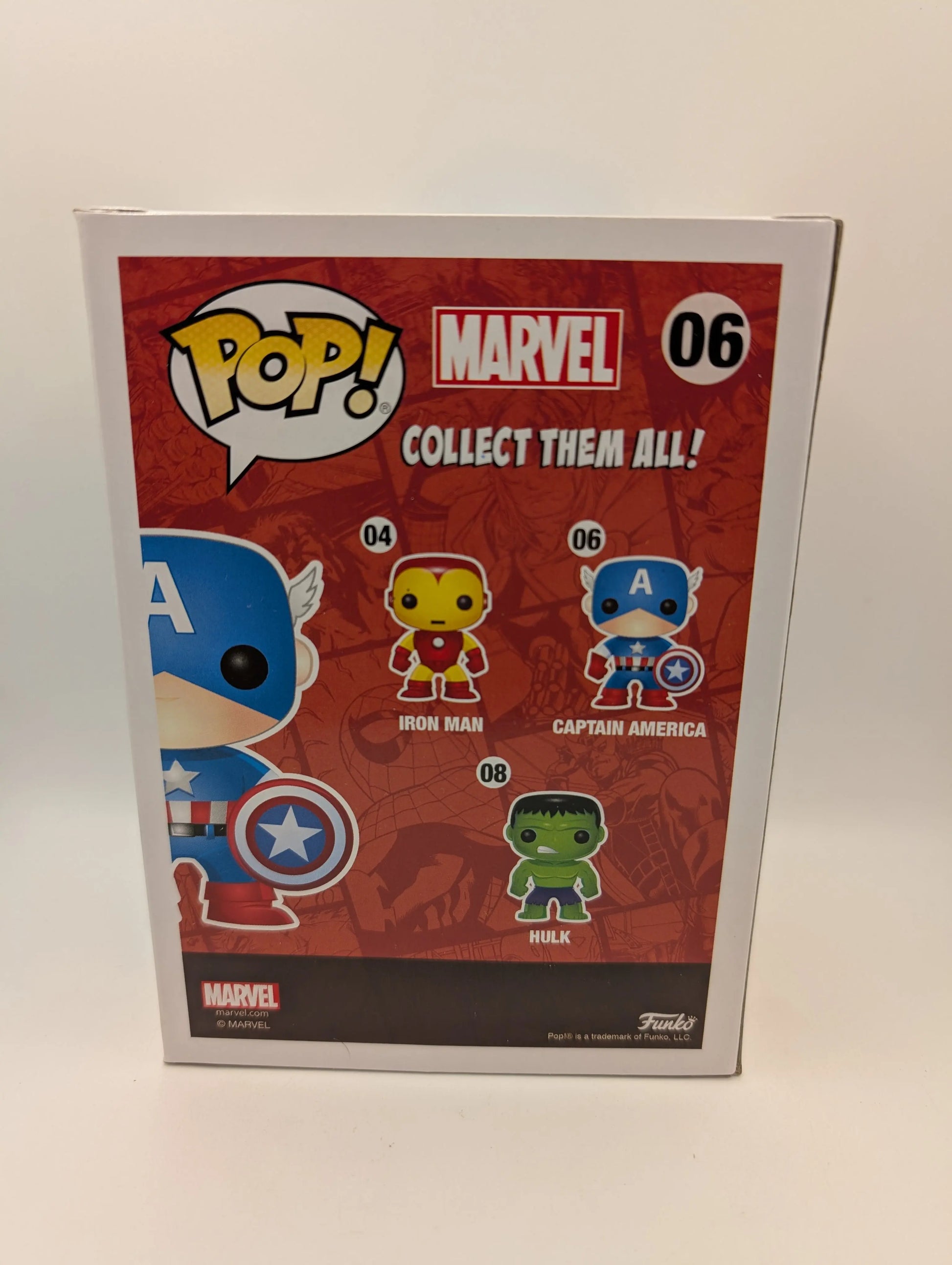 Funko Pop Marvel - Captain America #06 (Summer Convention Exclusive 2017) FRENLY BRICKS - Open 7 Days