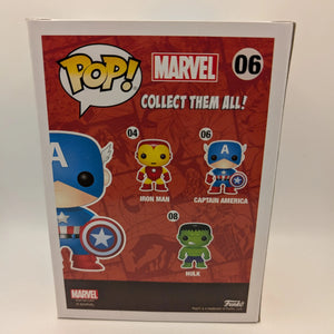 Funko Pop Marvel - Captain America #06 (Summer Convention Exclusive 2017) FRENLY BRICKS - Open 7 Days