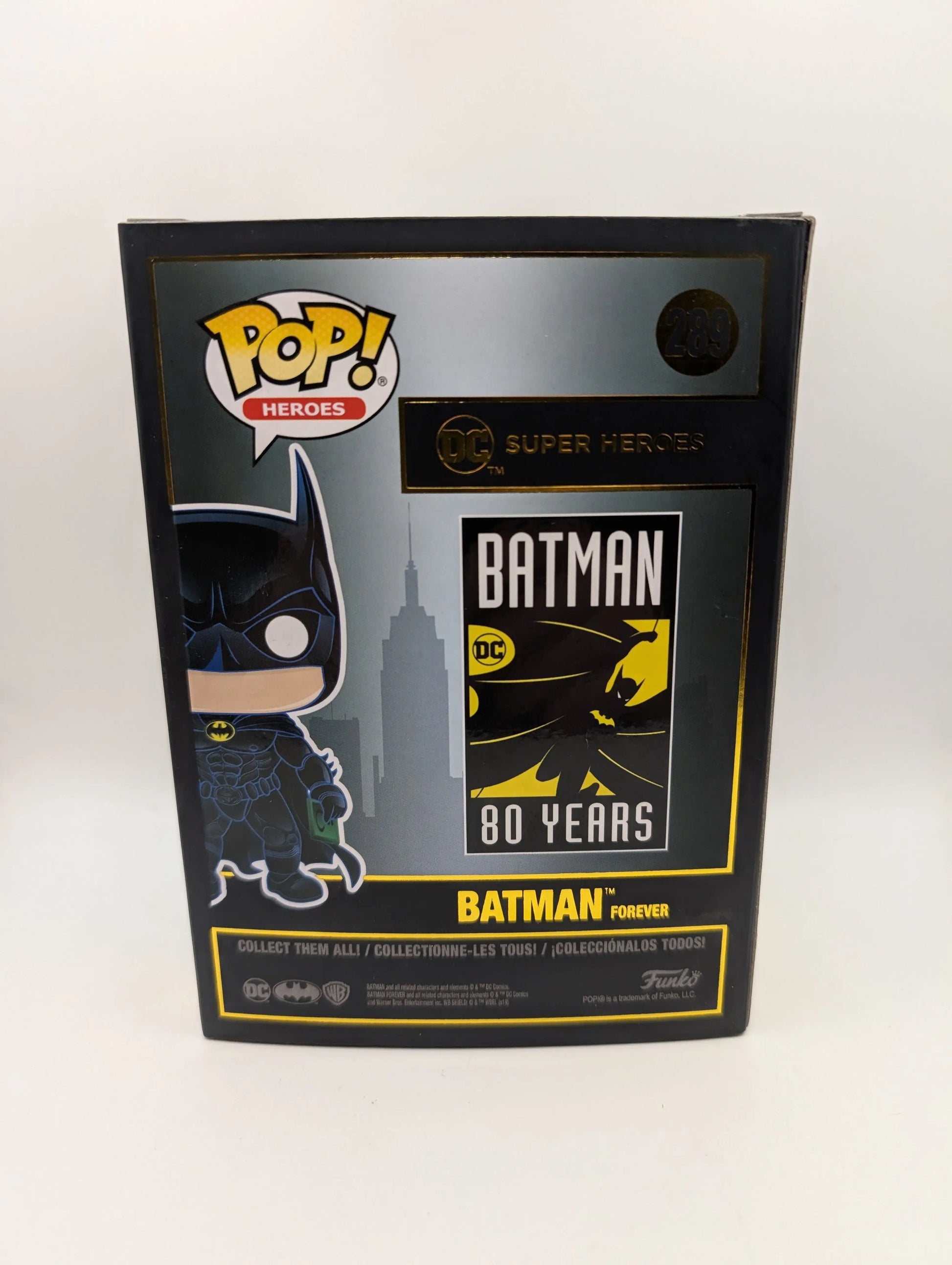 Batman Forever 289 Funko Pop Vinyl - Black Box 80 Years FRENLY BRICKS - Open 7 Days