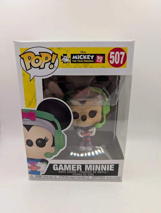 Funko Pop! Gamer Minnie #507 Disney Mickey & Friends Vaulted Collectible FRENLY BRICKS - Open 7 Days