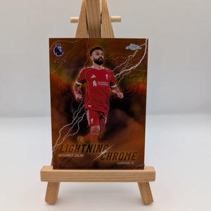 Mohamed Salah 2025-26 Topps Chrome Premier League Lightning Chrome #LC-5 /25 FRENLY BRICKS - Open 7 Days