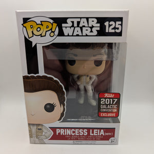 Funko Pop! Vinyl Princess Leia Hoth 125 Star Wars 2017 Galactic Con Exclusive FRENLY BRICKS - Open 7 Days
