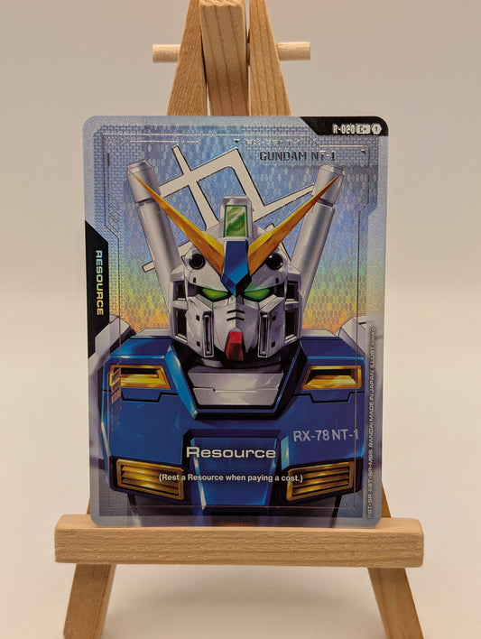 Steel Requiem RESOURCE CARD - GUNDAM NT-1 R-020 C+ FOIL - GD03 English TCG FRENLY BRICKS - Open 7 Days