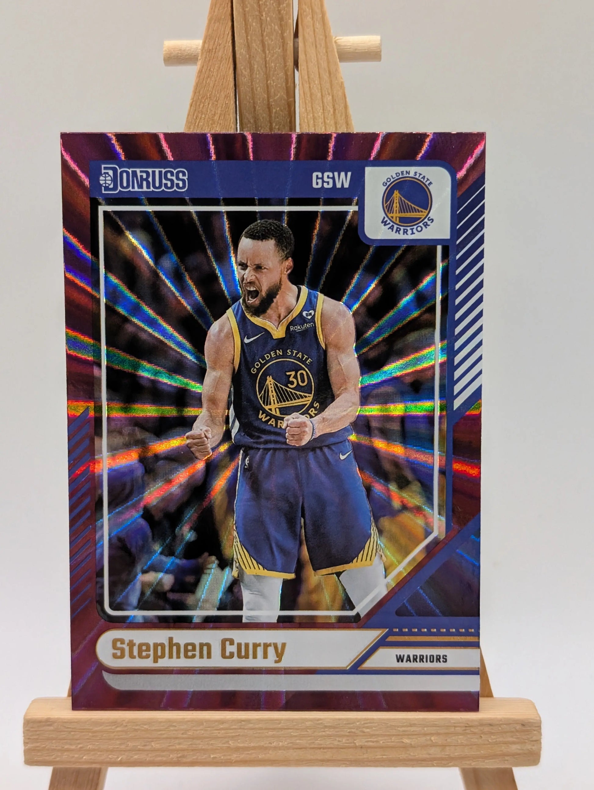 2024-25 Panini Donruss - Stephen Curry #64 Holo Purple Lazer FRENLY BRICKS - Open 7 Days