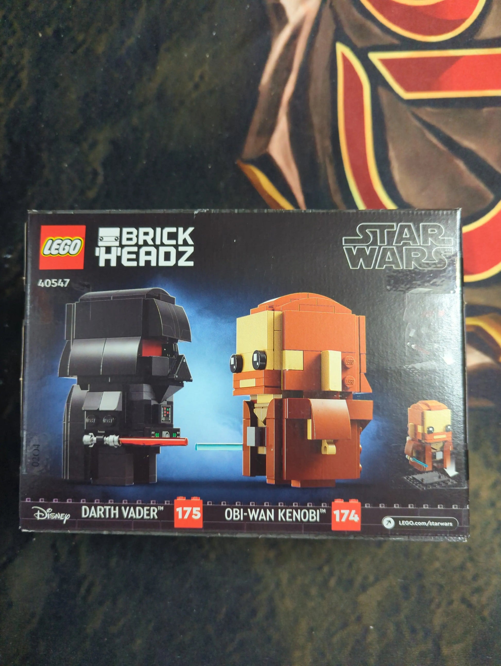 Lego Star Wars Brickheadz 40547 Obi-Wan Kenobi & Darth Vader New/Sealed FRENLY BRICKS - Open 7 Days