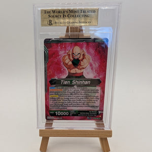 Dragon Ball Super Tien Shinhan, Return of the Mysterious Technique BT28-056 SLR BGS 10 FRENLY BRICKS - Open 7 Days