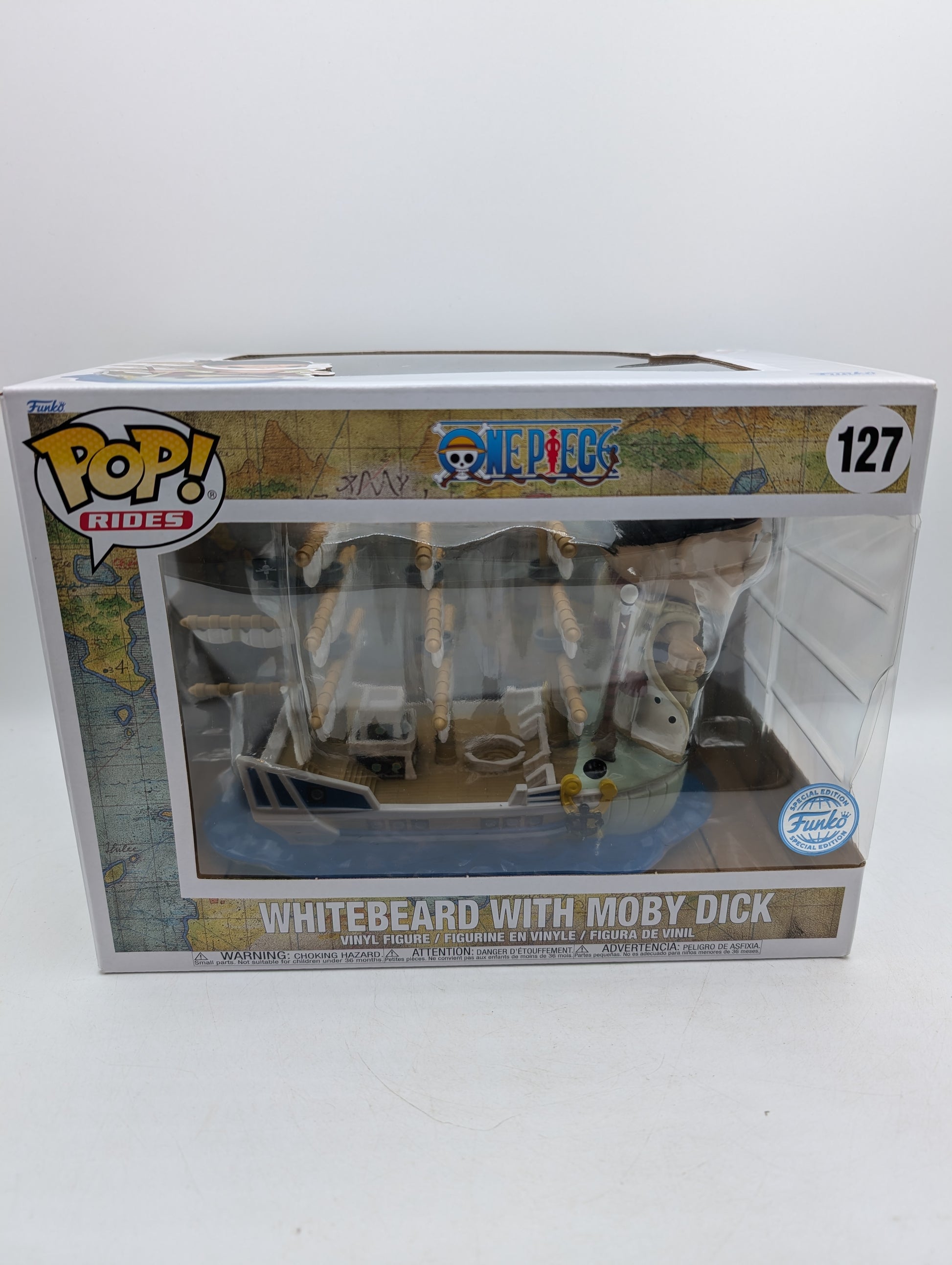Funko POP! RIDES One Piece Whitebeard With Moby Dick #127 image 1