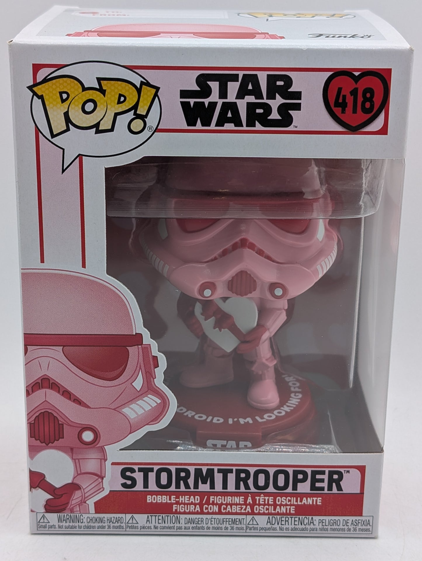 Funko Pop! Star Wars #418 Stormtrooper Valentine's Day Edition