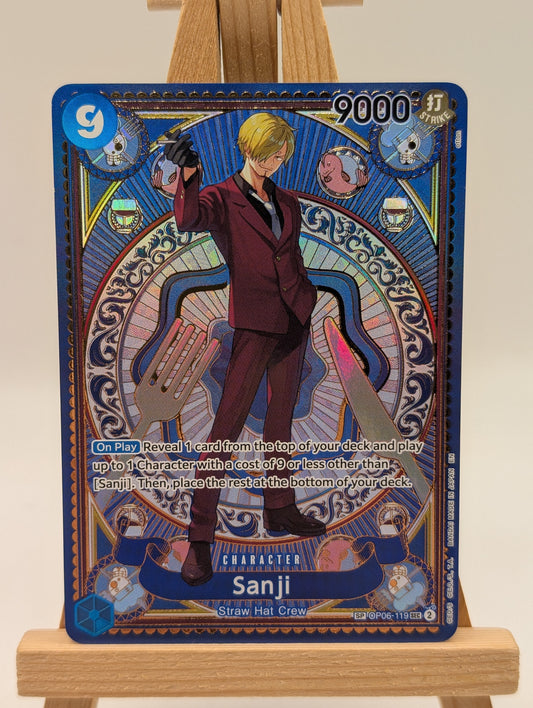 Sanji (SP) OP06-119 - One Piece TCG A Fist of Divine Speed SEC FRENLY BRICKS - Open 7 Days