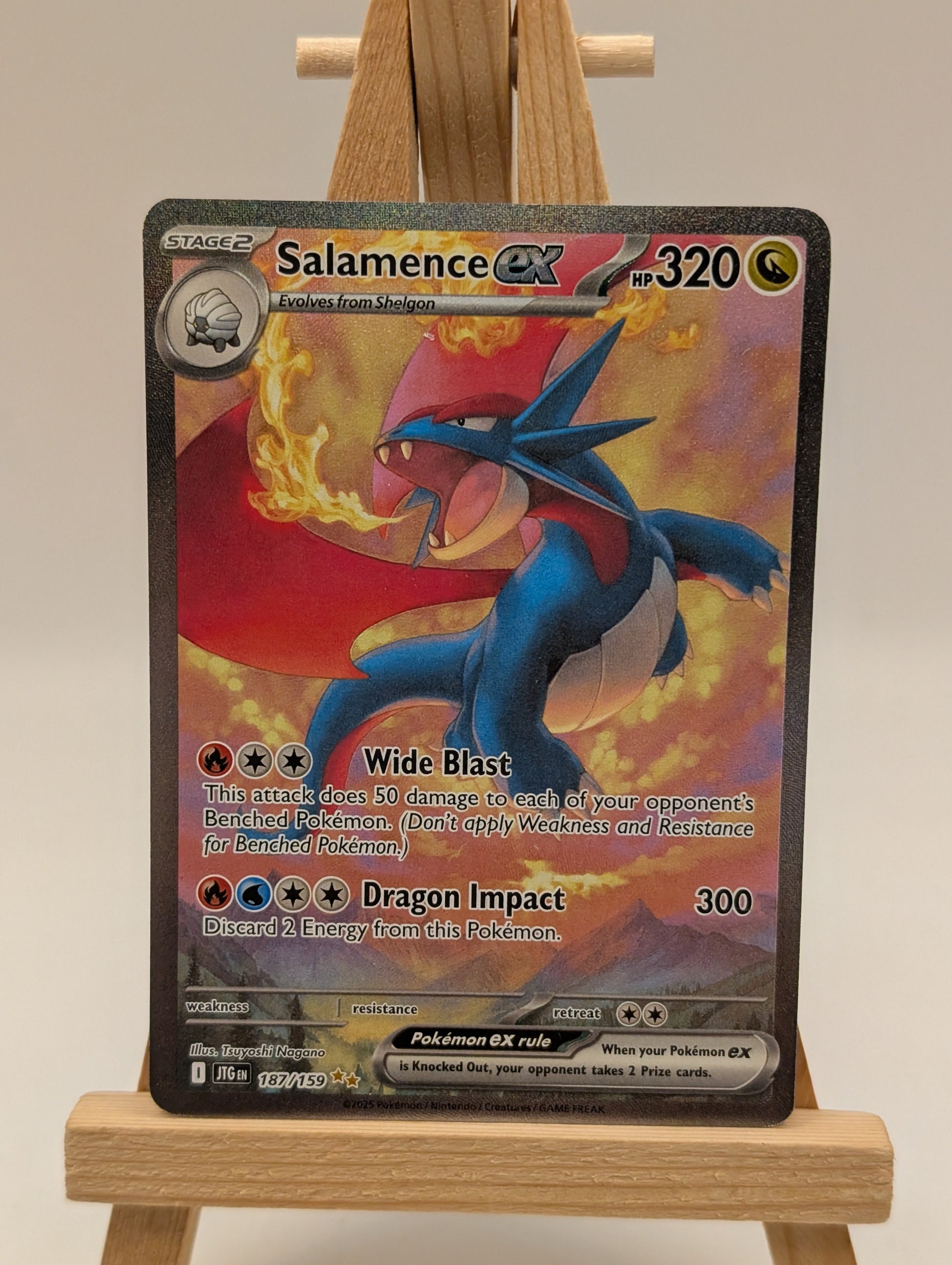 Salamence ex 187/159 Secret Illustration Rare Journey Together Pokemon Card FRENLY BRICKS - Open 7 Days