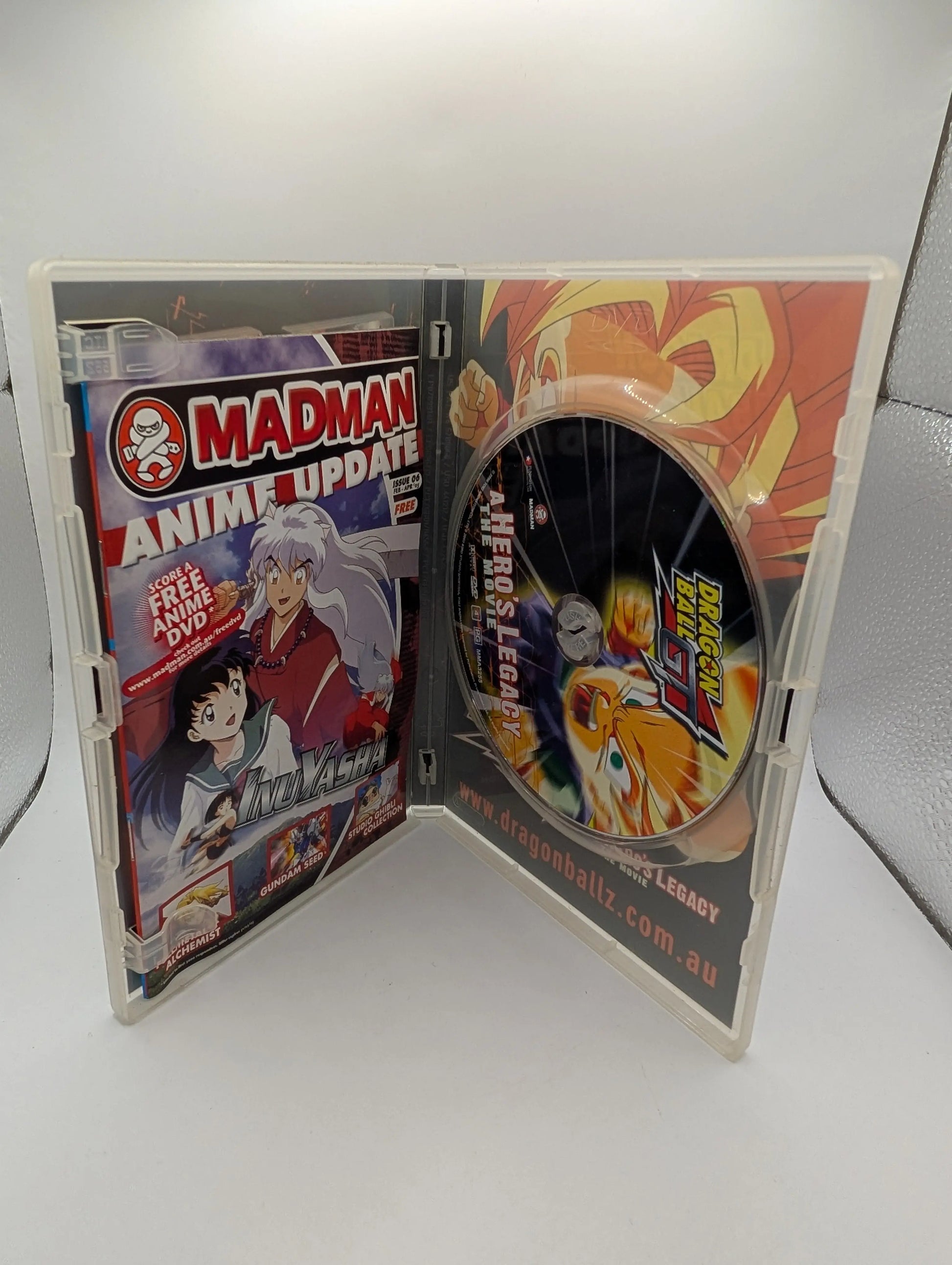 Dragon Ball GT: The Movie - A Heros Legacy (DVD, 2004, Uncut) FRENLY BRICKS - Open 7 Days