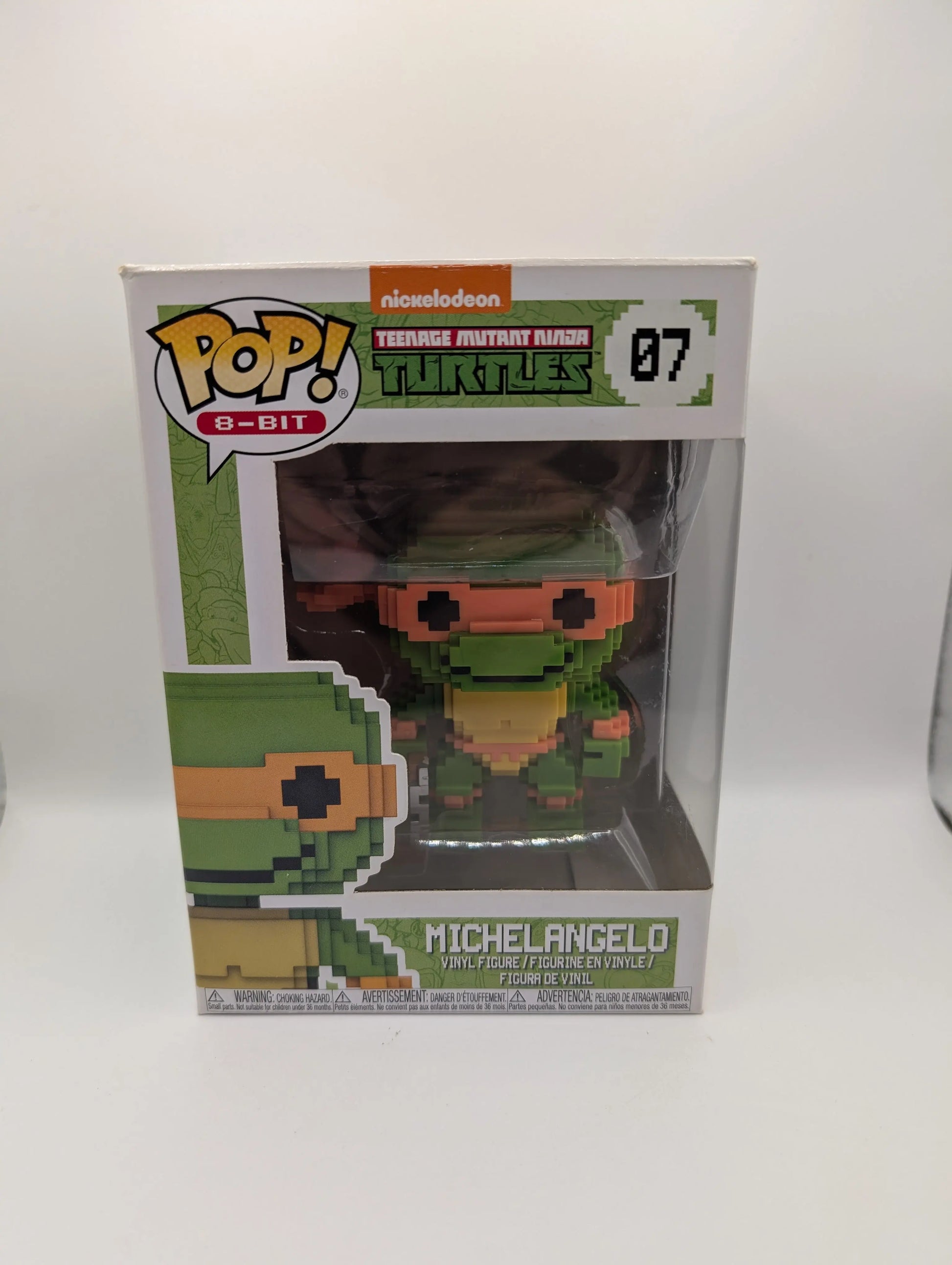 8-Bit Funko Pop - Michelangelo - Teenage Mutant Ninja Turtles - No. 07 - FRENLY BRICKS - Open 7 Days