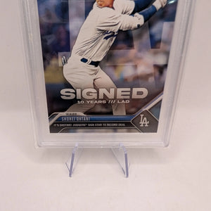 PSA 10 Shohei Ohtani 2023 Topps Now Signed 1st Dodgers Card OS21 Gem Mint FRENLY BRICKS - Open 7 Days