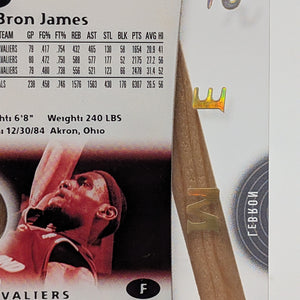 2006-07 Fleer EX #6 LeBron James FRENLY BRICKS - Open 7 Days