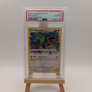 PSA 10 Rayquaza 138/185 Vivid Voltage Amazing Rare POKEMON FRENLY BRICKS - Open 7 Days