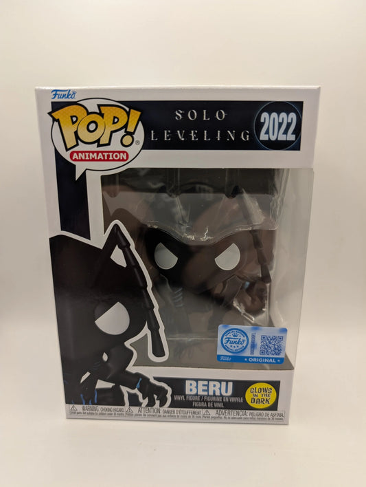SOLO LEVELING - Beru (GLOW) #2022 Exclusive Pop! Vinyl Figure FRENLY BRICKS - Open 7 Days