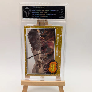2019 Star Wars: Journey to The Rise of Skywalker Gold /25 Desert Population 2k3 TCG 10 FRENLY BRICKS - Open 7 Days