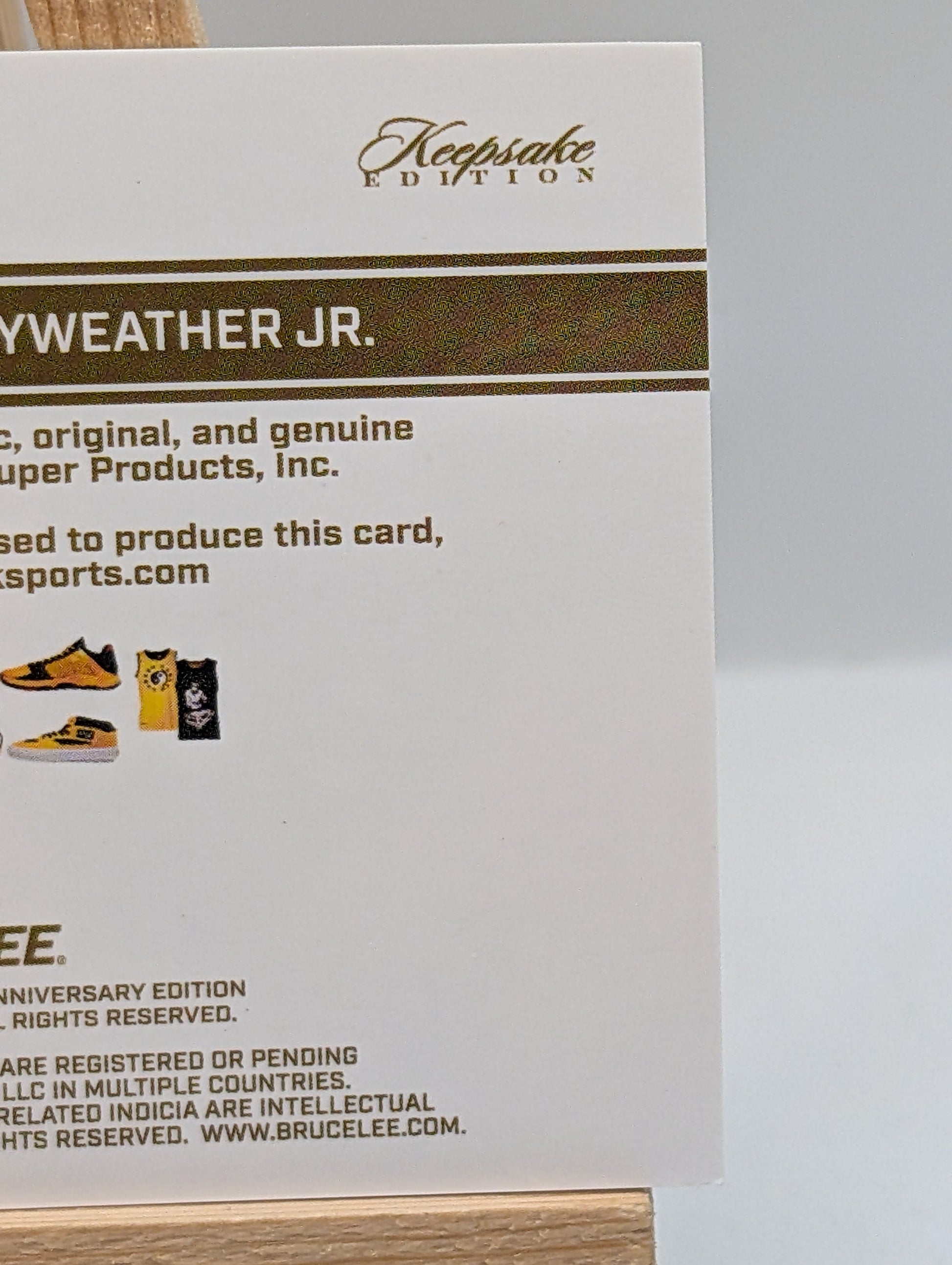 #26 2024 Keepsake Bruce Lee Floyd Mayweather Jr #254 Dual Relic FRENLY BRICKS - Open 7 Days