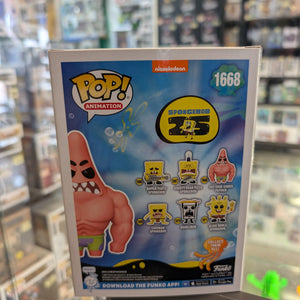Funko POP! Animation: Spongebob Squarepants - Fry Cook Games Patrick #1668 FRENLY BRICKS - Open 7 Days