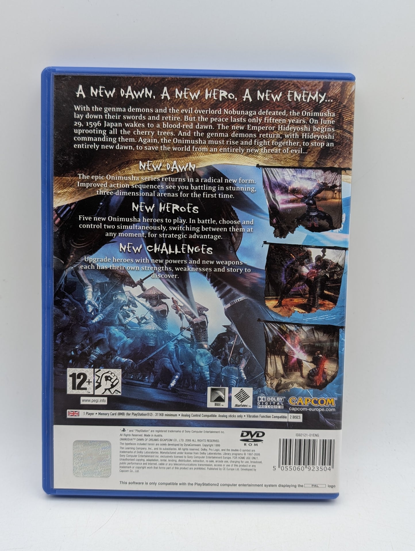 Onimusha Dawn of Dreams PlayStation 2 PS2 Complete