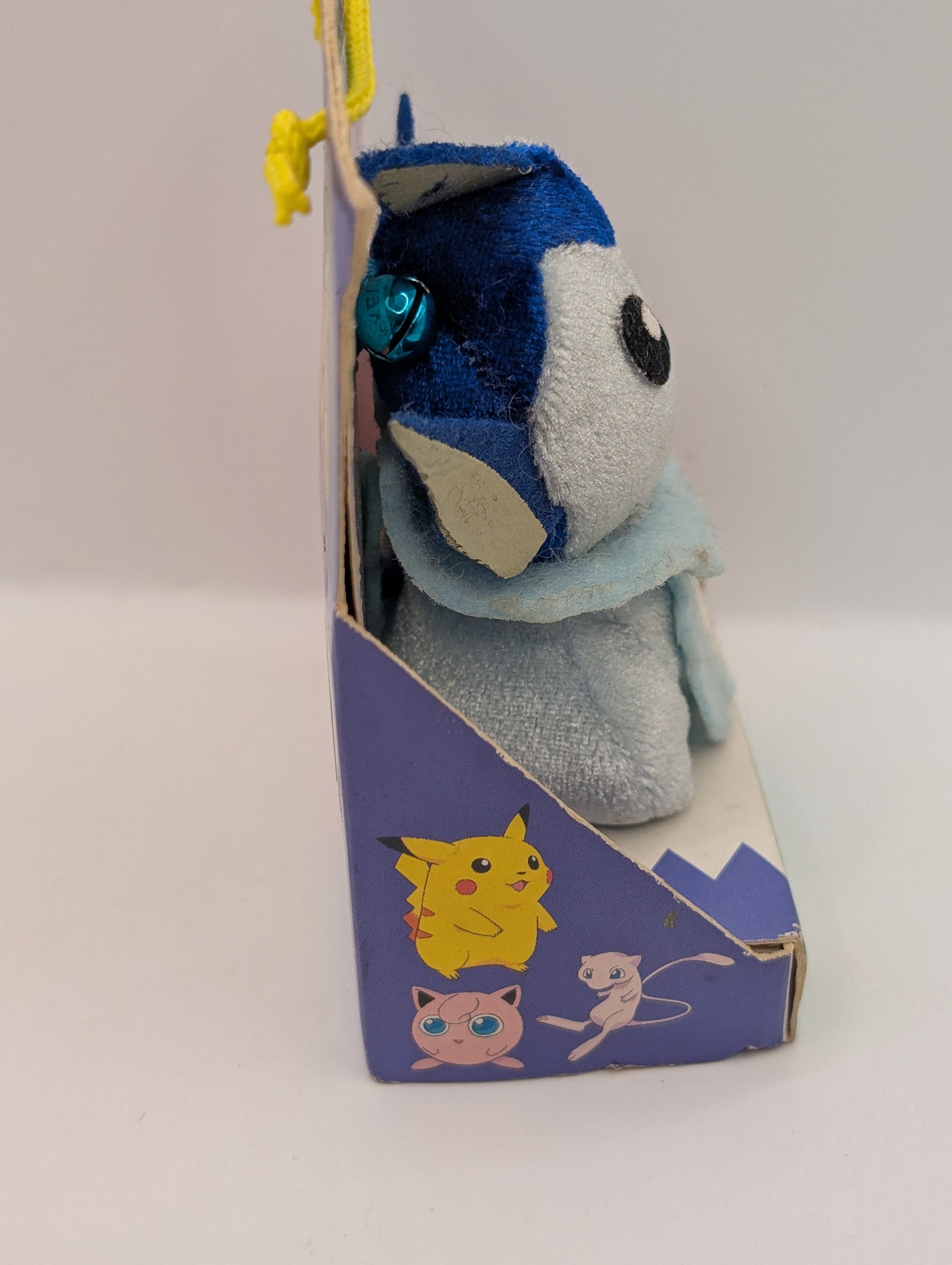 Vintage Pokemon Vaporeon Bell Plush Banpresto Pokedoll 1998 Japan Mini Toy 90s FRENLY BRICKS - Open 7 Days