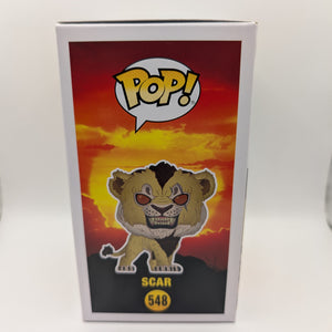 Funko Pop! Disney Lion King Scar Vinyl Figure Flocked 548 FRENLY BRICKS - Open 7 Days