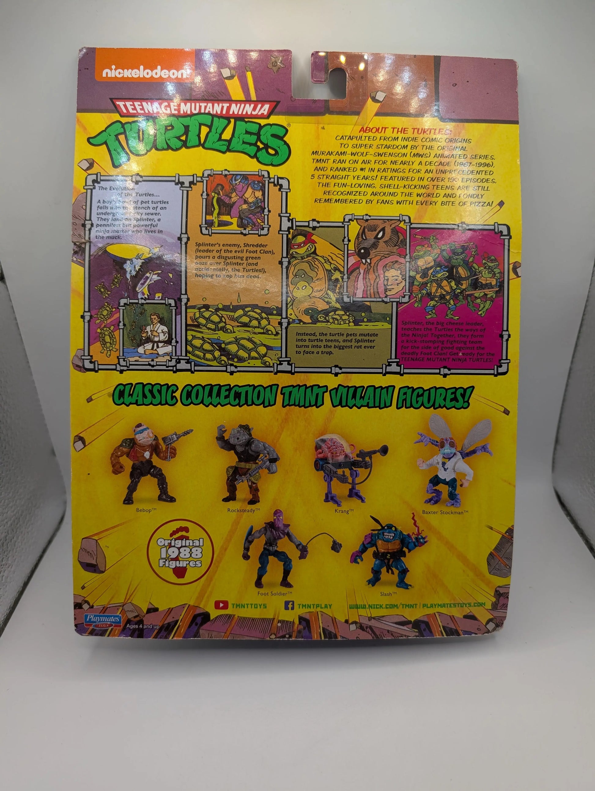 Nickelodeon Teenage Mutant Ninja Turtles TMNT Retro Bebop Action Figure New FRENLY BRICKS - Open 7 Days