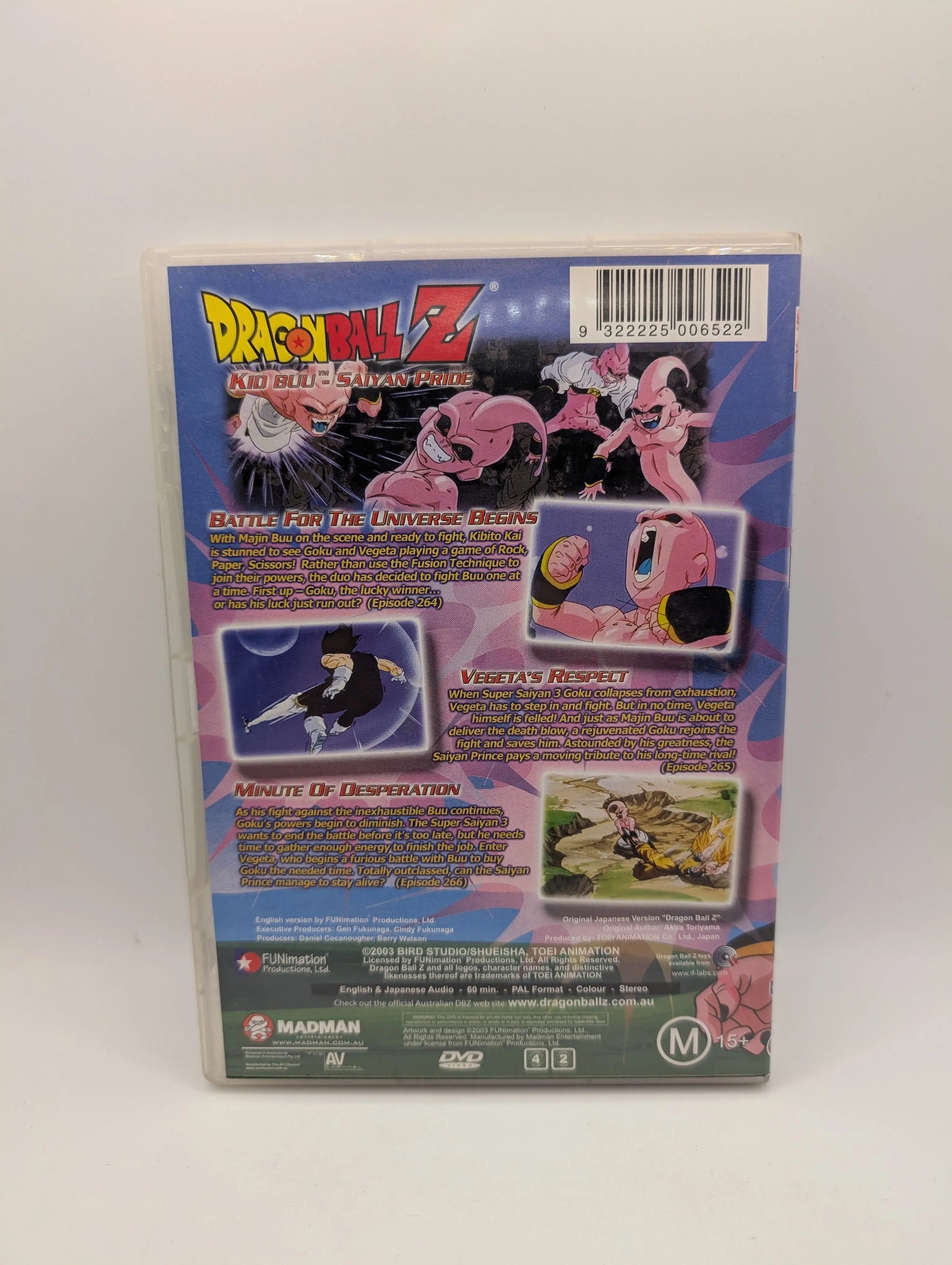 Dragon Ball Z : Vol 5 : Part 14 (DVD, 2002) FRENLY BRICKS - Open 7 Days