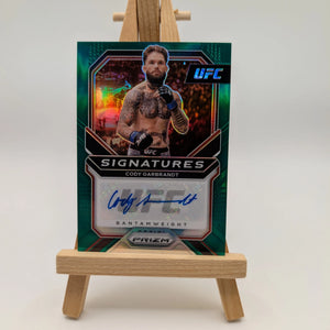2021 Panini Prizm UFC Signatures Green Prizm Cody Garbrandt #SG-CGB Auto FRENLY BRICKS - Open 7 Days