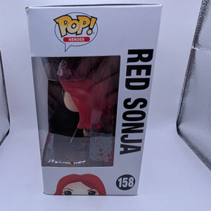 Funko Pop Red Sonja #158 - Red Sonja - Vaulted FRENLY BRICKS - Open 7 Days