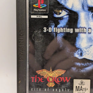The Crow: City Of Angels + Manual - PS1 - Tested & Working FRENLY BRICKS - Open 7 Days