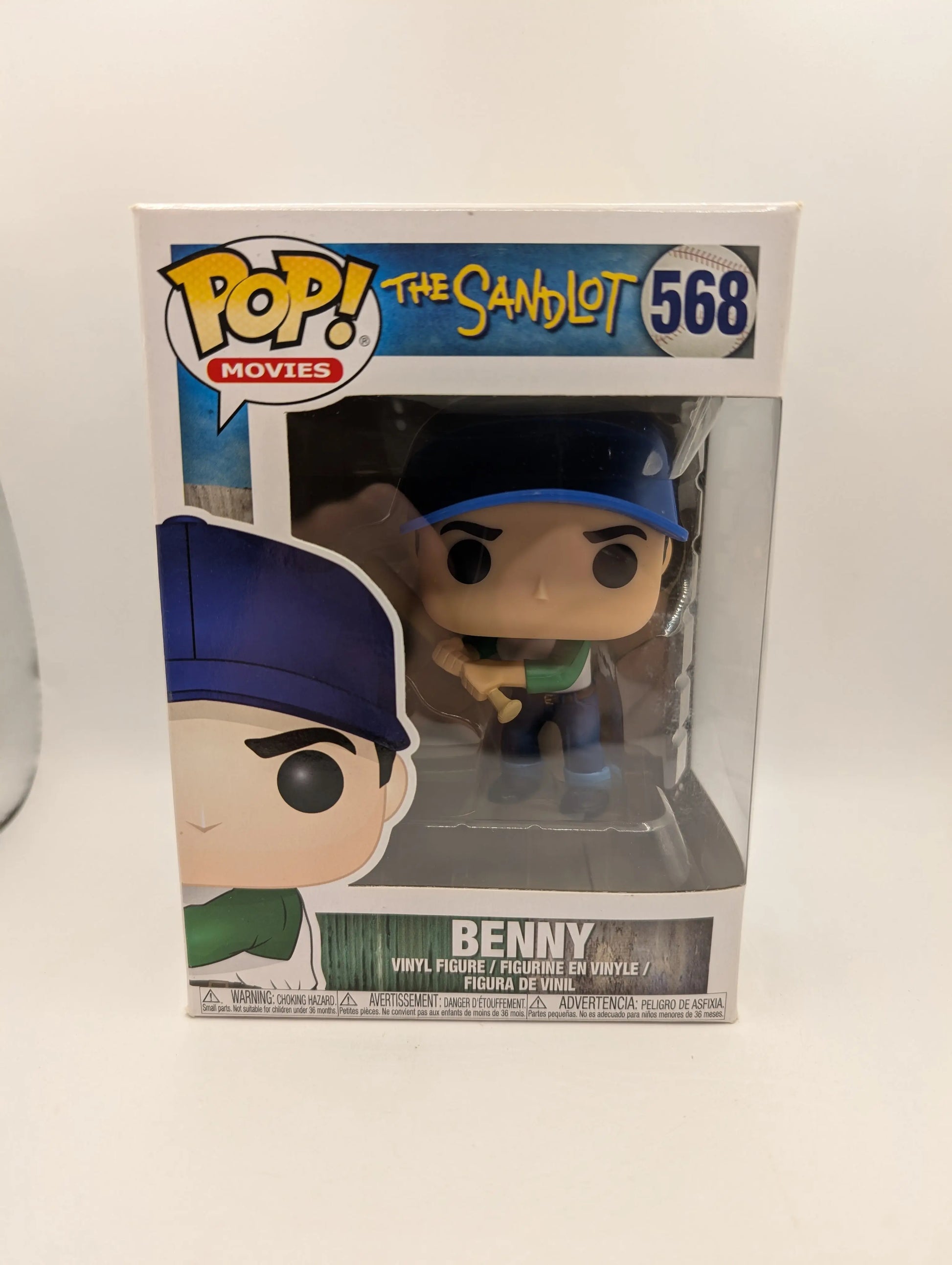 THE SANDLOT KIDS - Benny #568 Funko Pop! Vinyl  VAULTED FRENLY BRICKS - Open 7 Days