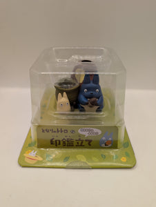 Totoro Neko? Stamp Stand: My Neighbor Totoro MidSized Totoro & Chibi Totoro,