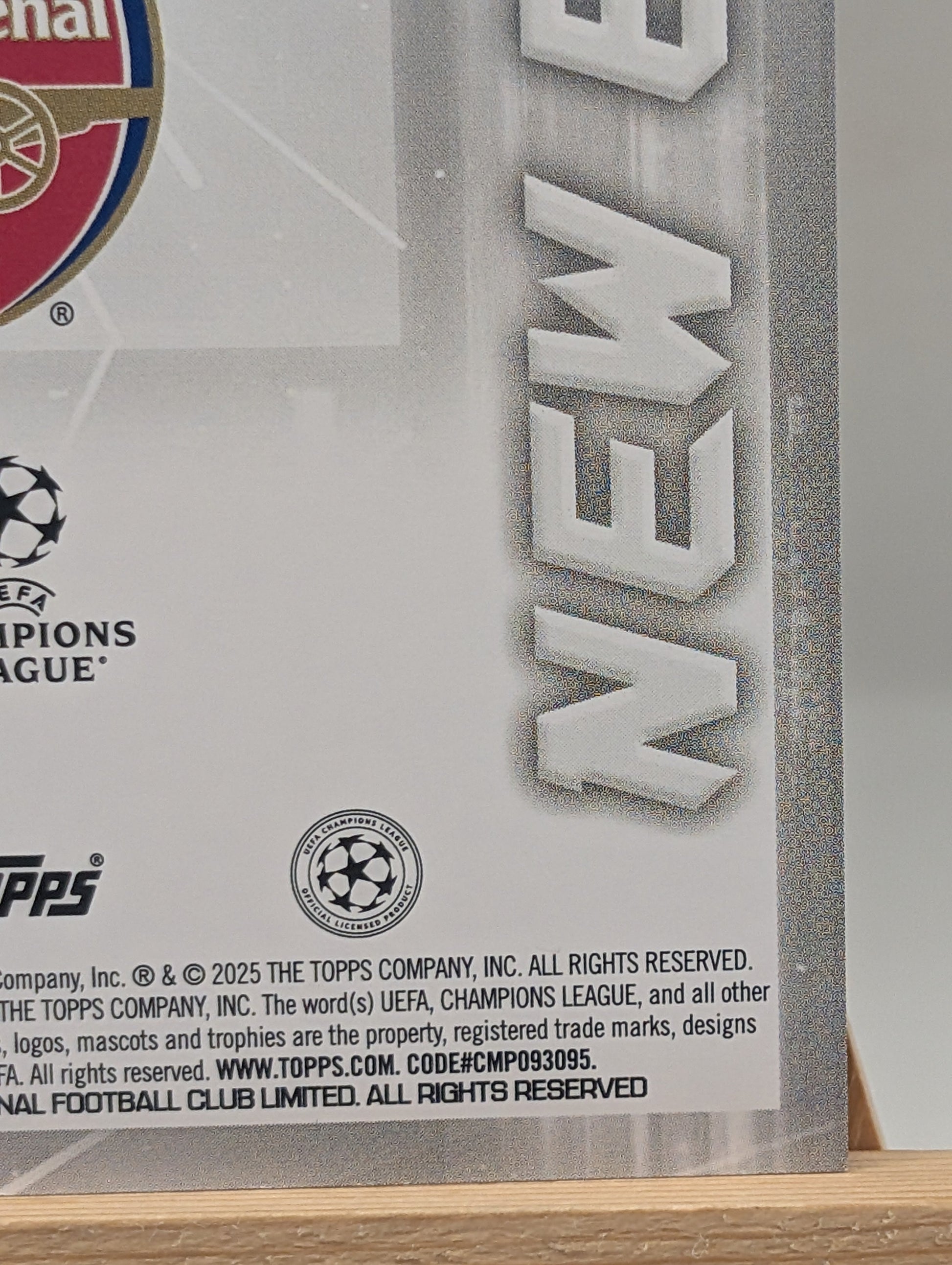 Gabriel Martinelli Arsenal FC /25 Orange 2024/25 Topps UCC Flagship #NE-3 FRENLY BRICKS - Open 7 Days