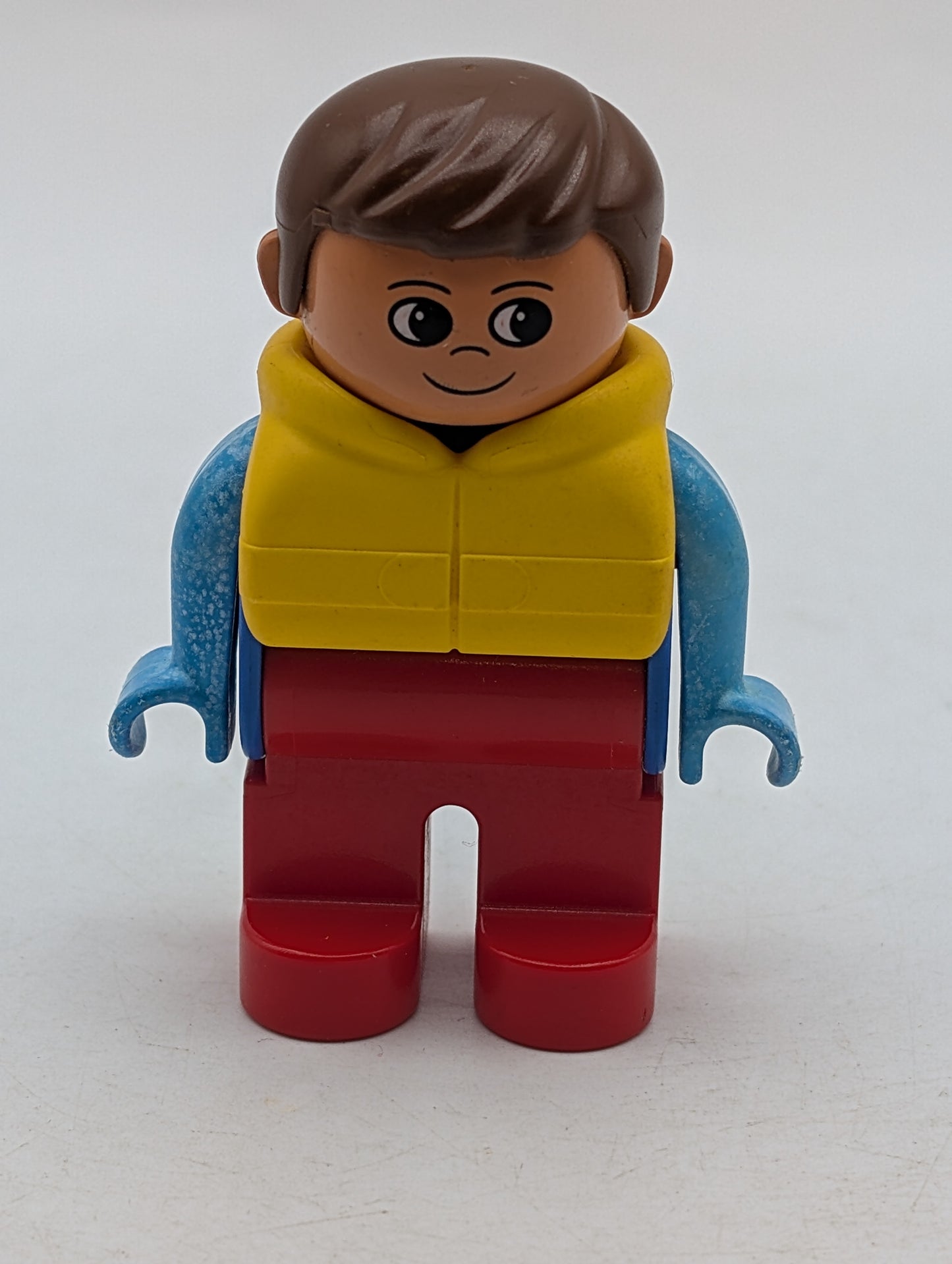 Lego Duplo Father Man Dad In Life Jacket Preserver Vintage Sailor For Boat