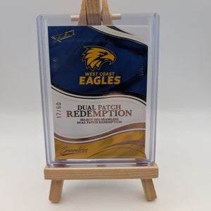 2025 AFL Select Seamless West Coast Eagles Set A Dual Patch Redemption  /60 FRENLY BRICKS - Open 7 Days