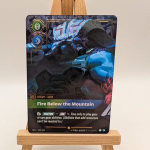 Ornn Fire Below the Mountain 244/221 Riftbound Spiritforged Over number FRENLY BRICKS - Open 7 Days