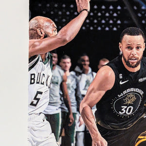 Stephen Curry SILVER FOIL #/249 CARD JERSEY #30 Warriors 2022 Plates and Patches FRENLY BRICKS - Open 7 Days