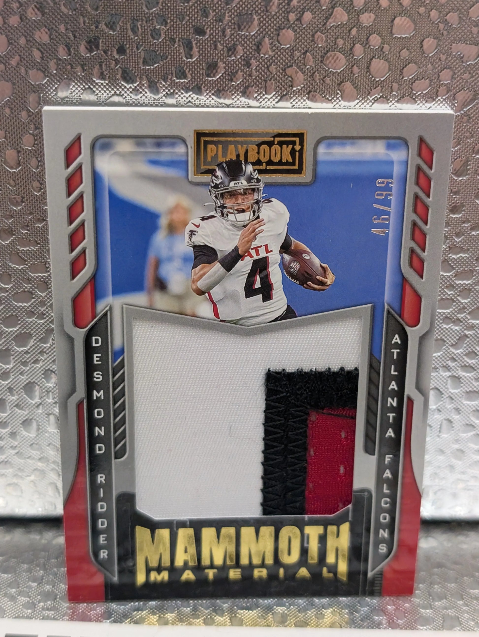 2022 Panini Playbook Mammoth Materials Desmond Ridder #MM-4 SP /99 FRENLY BRICKS - Open 7 Days