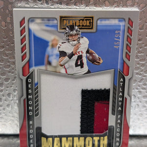 2022 Panini Playbook Mammoth Materials Desmond Ridder #MM-4 SP /99 FRENLY BRICKS - Open 7 Days