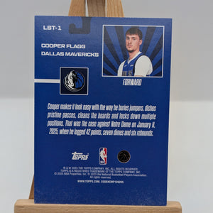 2025-26 Topps Basketball Cooper Flagg Limited Stock Legends #LST-1 RC Mavericks FRENLY BRICKS - Open 7 Days