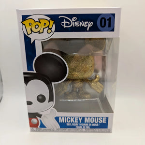 Funko Pop Disney 01 Mickey Mouse - Gold Glitter FRENLY BRICKS - Open 7 Days